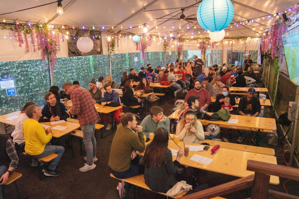 Tented Garden | Torch and Crown Brewing Company